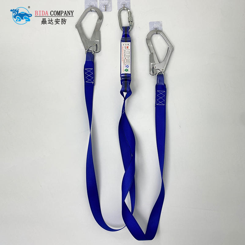 Fall Protection Double Hook Webbing Lanyard - 图片 2